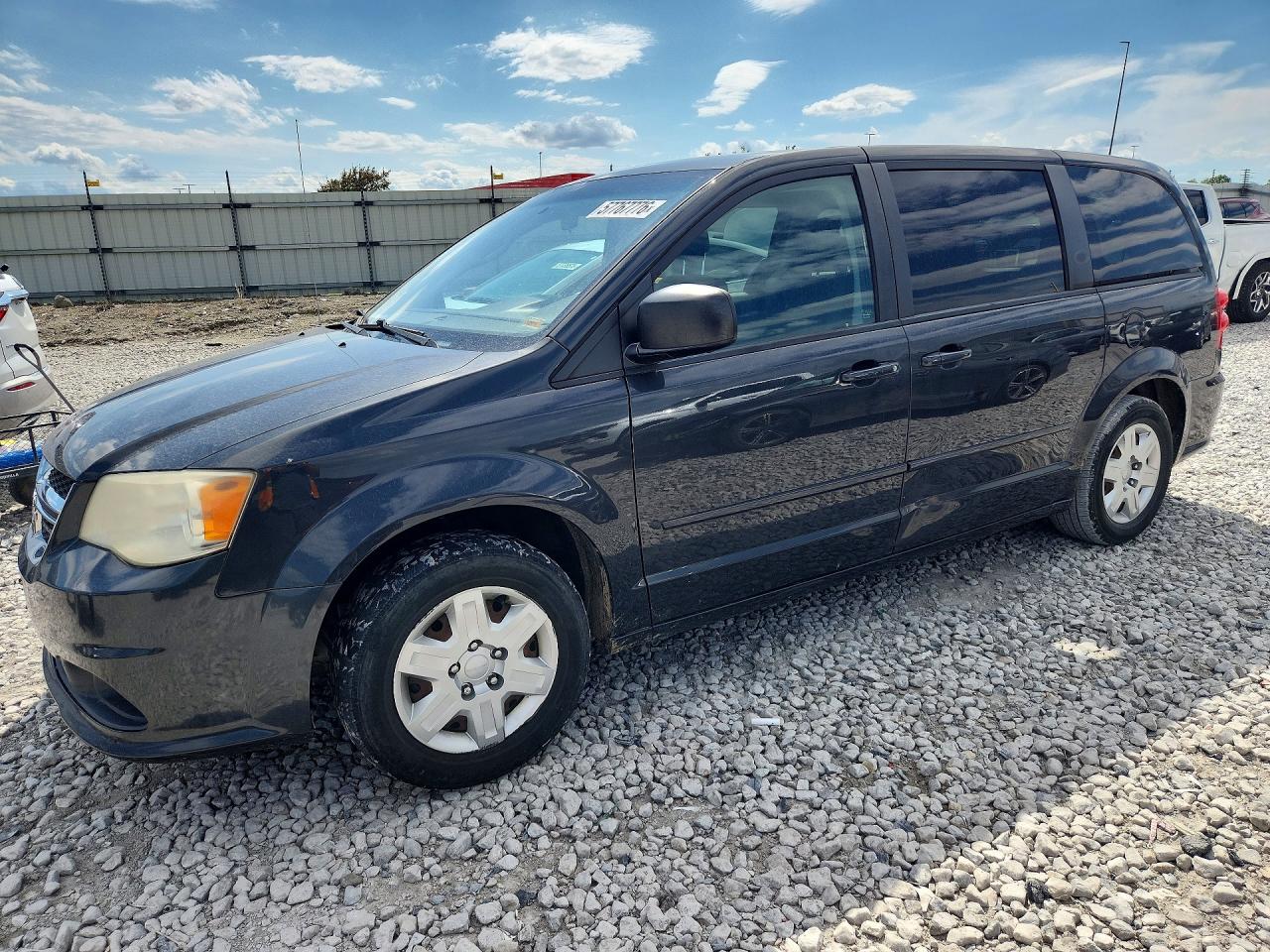 2012 Dodge Grand Caravan Se Gray vin: 2C4RDGBG6CR420208