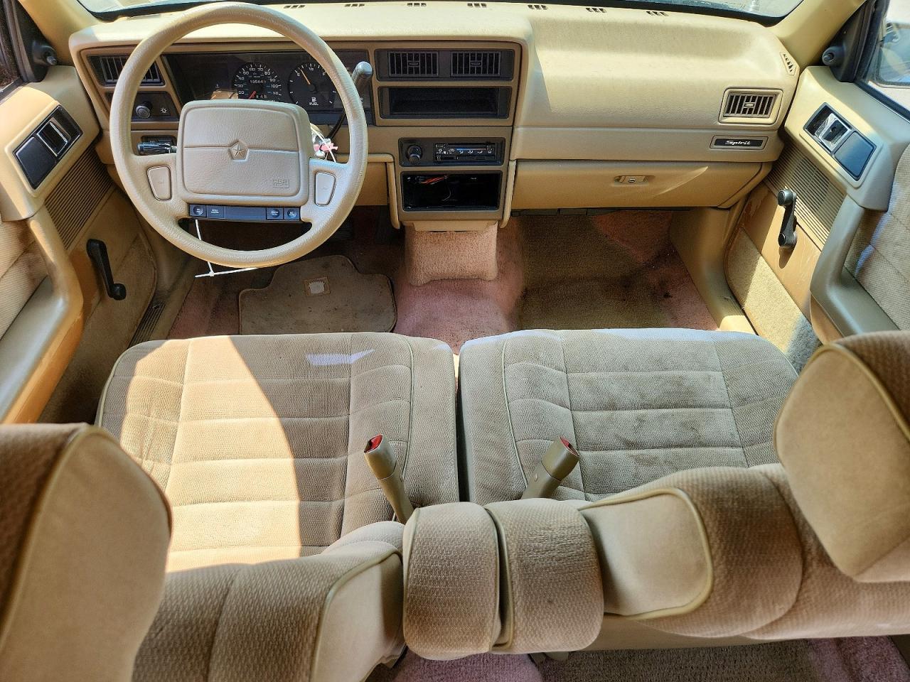 1992 Dodge Spirit Tan vin: 1B3XA4635NF204996