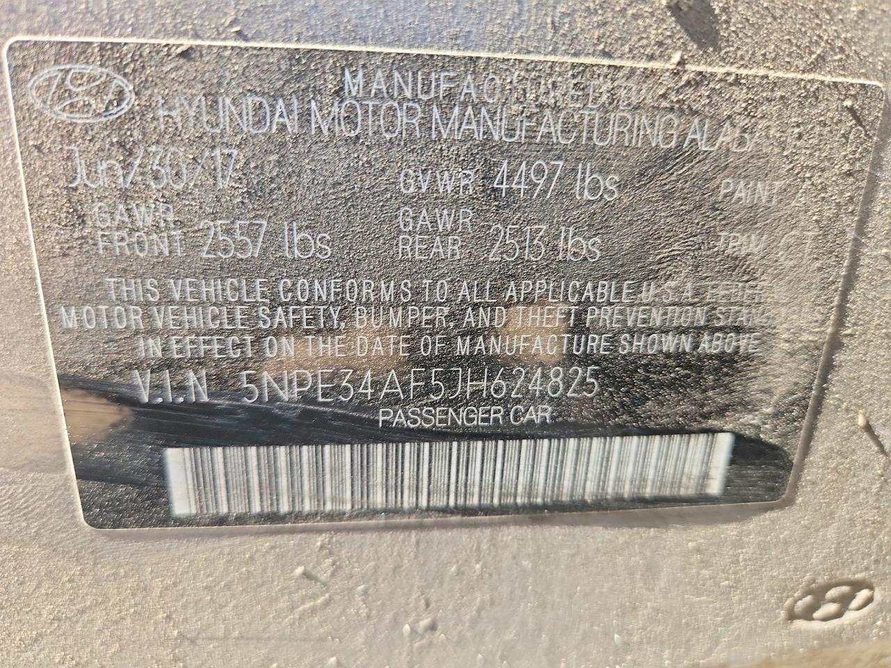2018 Hyundai Sonata Sel Серый vin: 5NPE34AF5JH624825