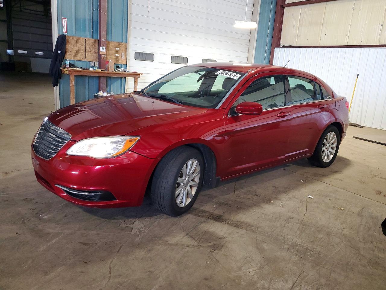2012 Chrysler 200 Touring Red vin: 1C3CCBBB4CN168556