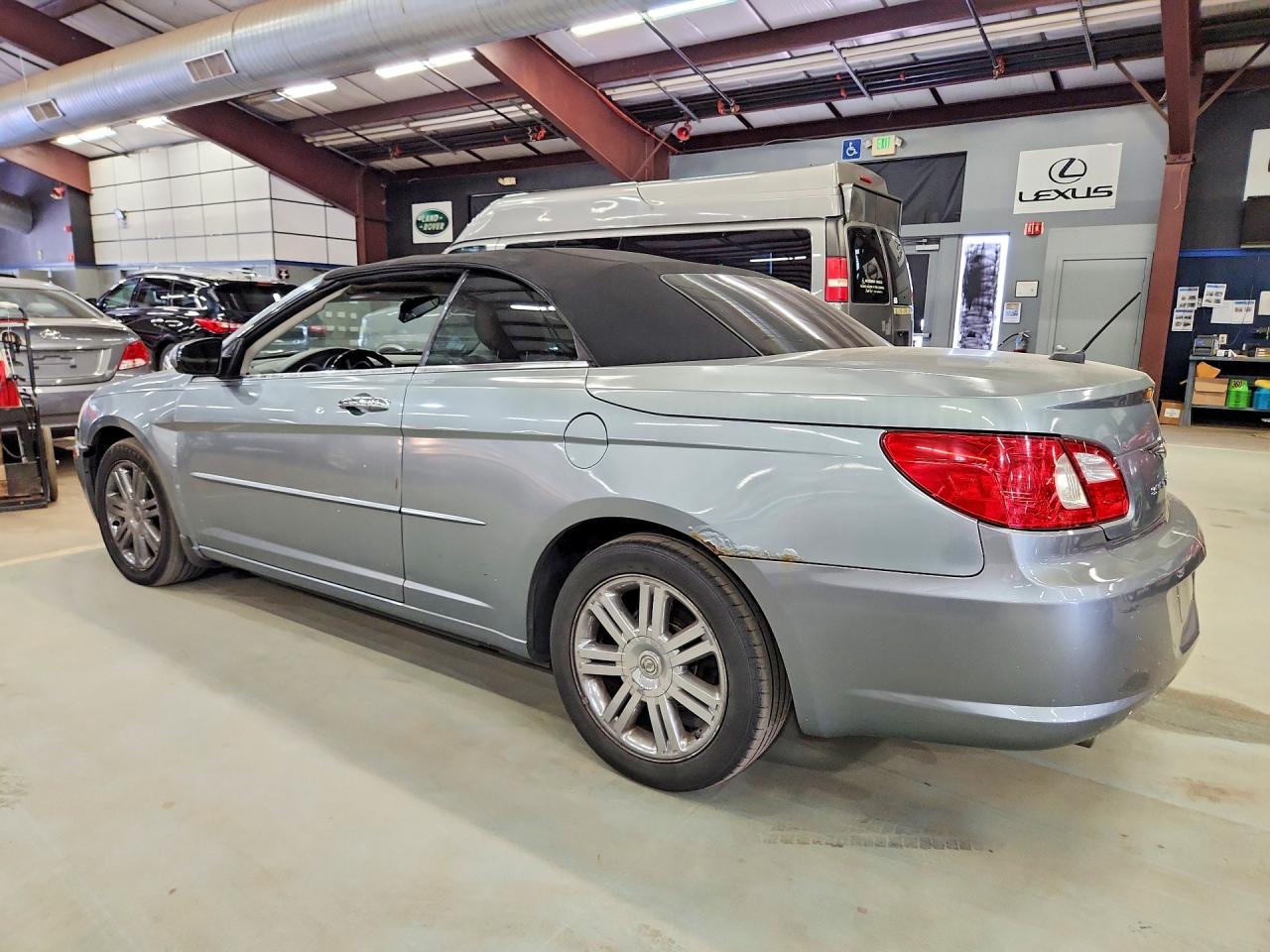 2008 Chrysler Sebring Limited Silver vin: 1C3LC65M18N264222