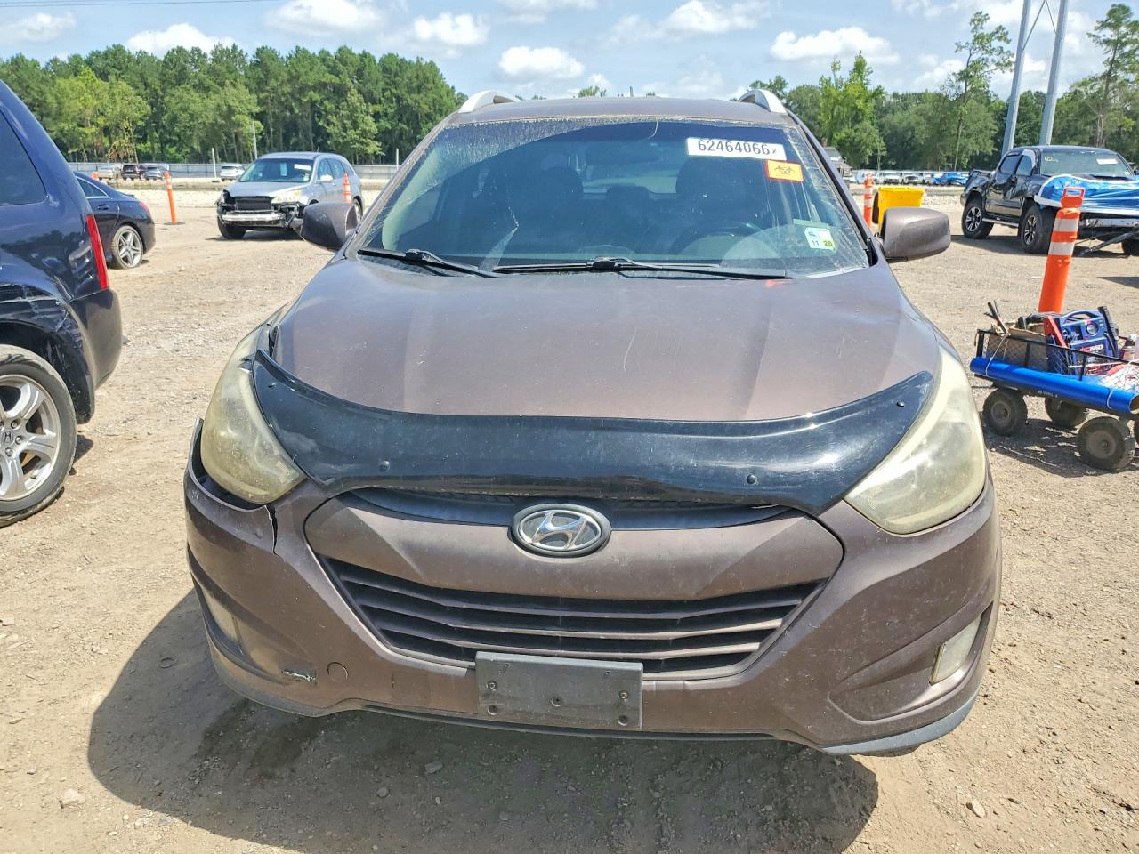 2015 Hyundai Tucson Se Brown vin: KM8JU3AGXFU015012
