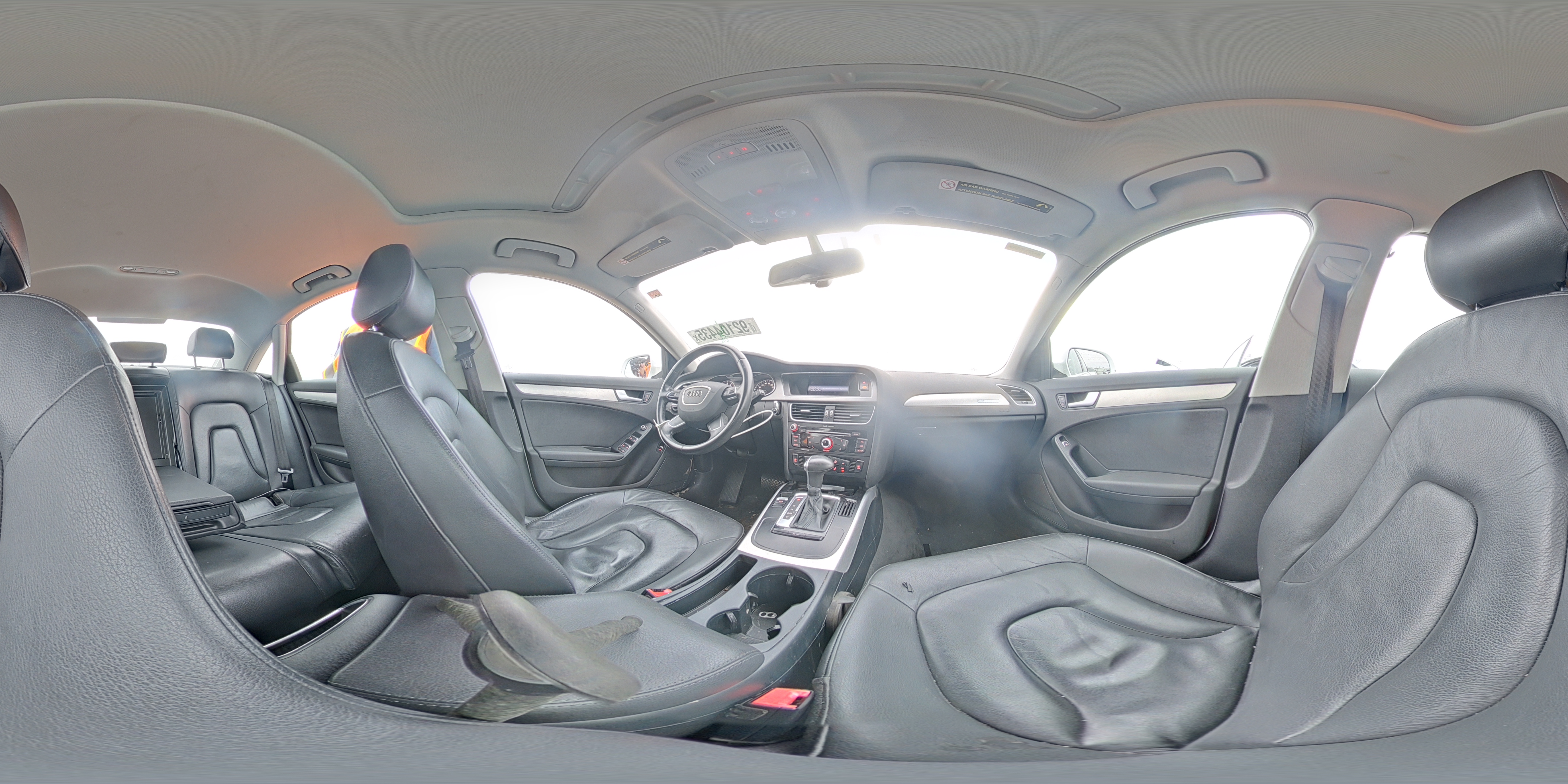 2013 Audi A4 Premium White vin: WAUBFAFL5DN023407