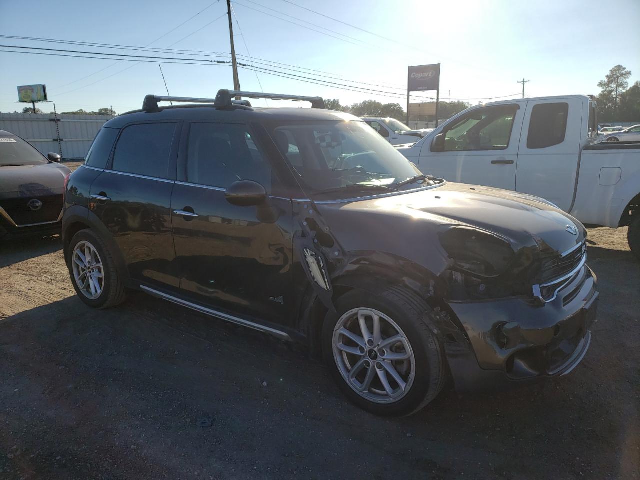 2015 Mini Cooper S Countryman Угольный vin: WMWZC5C57FWP46984