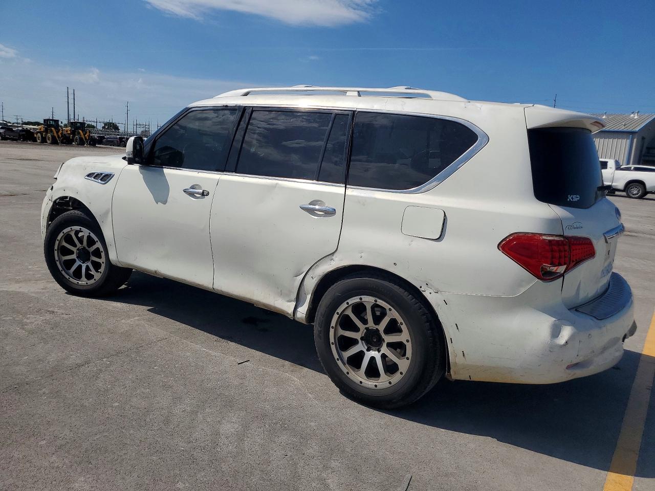 2011 Infiniti Qx56 Base White vin: JN8AZ2NE1B9006161