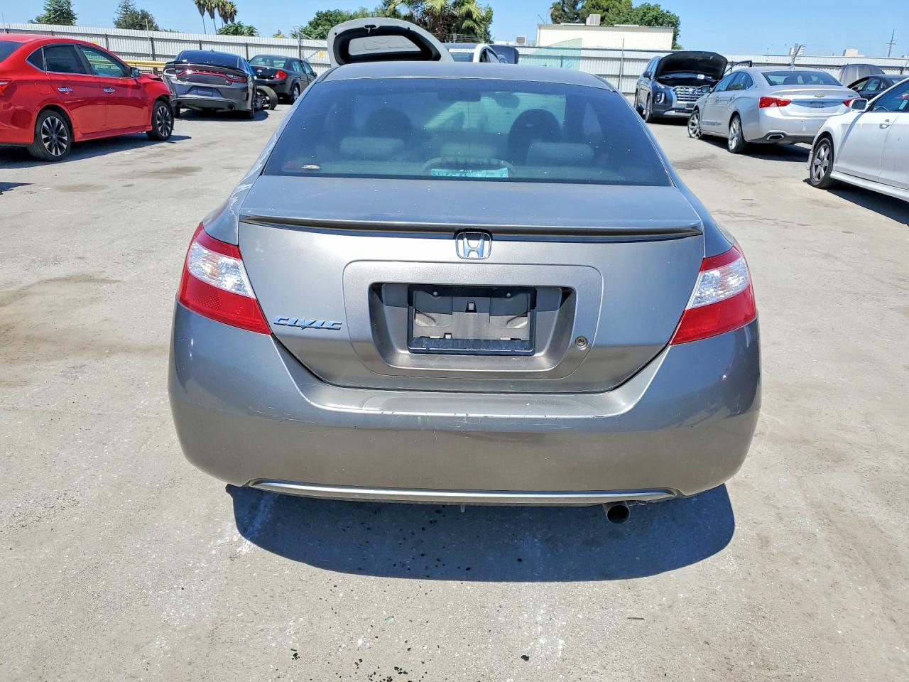2007 Honda Civic Lx Gray vin: 2HGFG12637H537532
