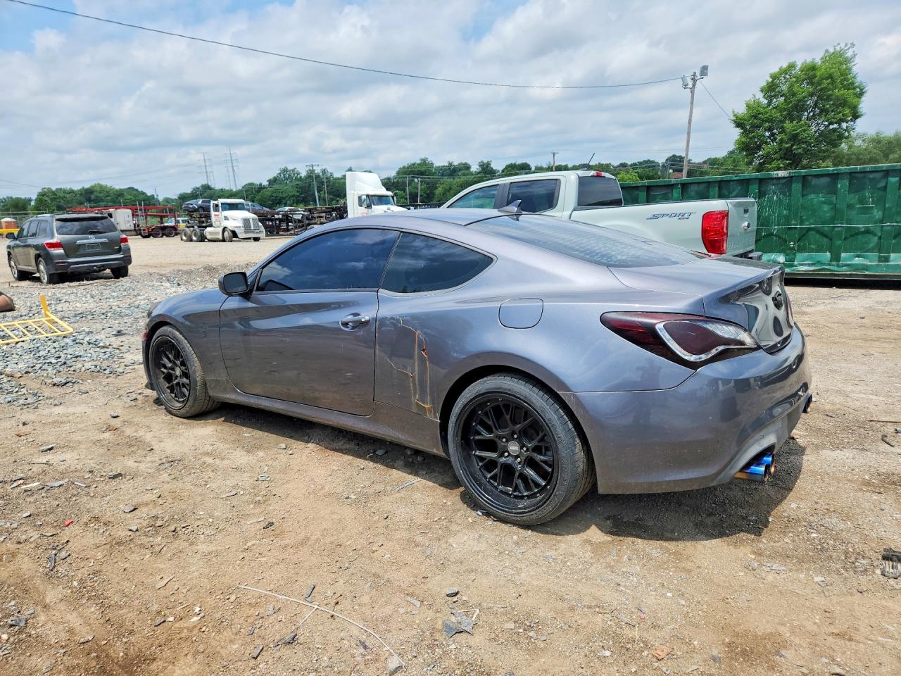 2013 Hyundai Genesis Coupe 2.0t Серый vin: KMHHT6KD3DU113240