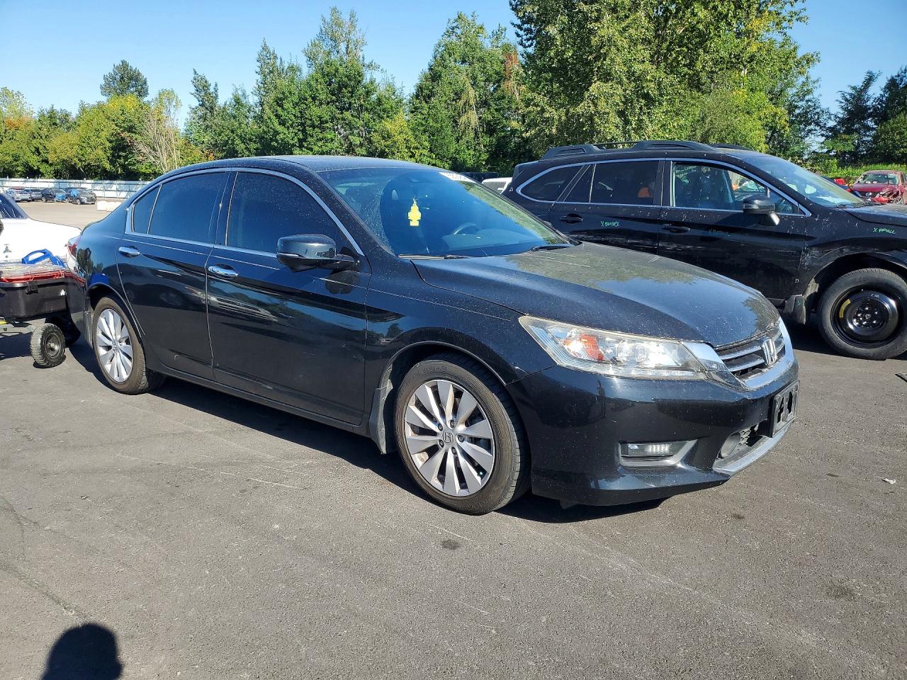 2015 Honda Accord Touring Black vin: 1HGCR3F93FA020452