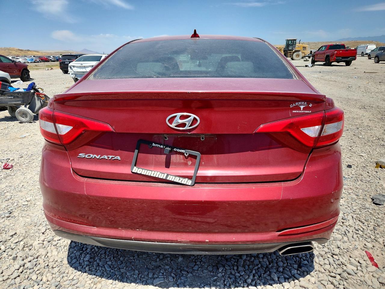 2015 Hyundai Sonata Se Red vin: 5NPE24AF7FH188909