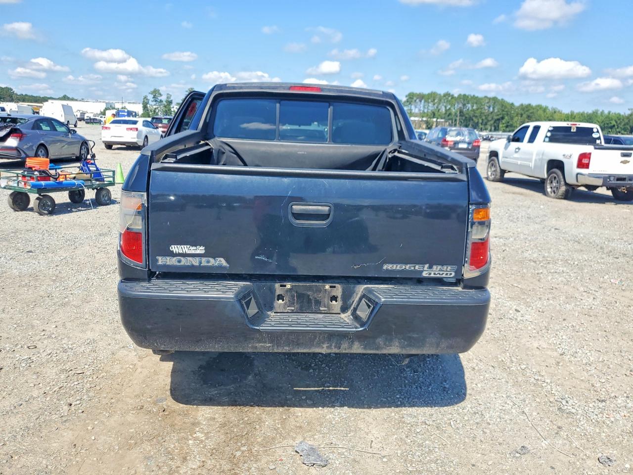 2006 Honda Ridgeline Rt Black vin: 2HJYK16296H562202