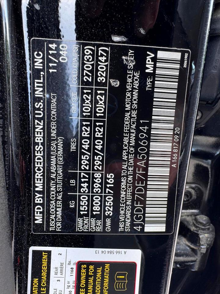 2015 Mercedes-benz Gl 550 4matic Black vin: 4JGDF7DE7FA506941