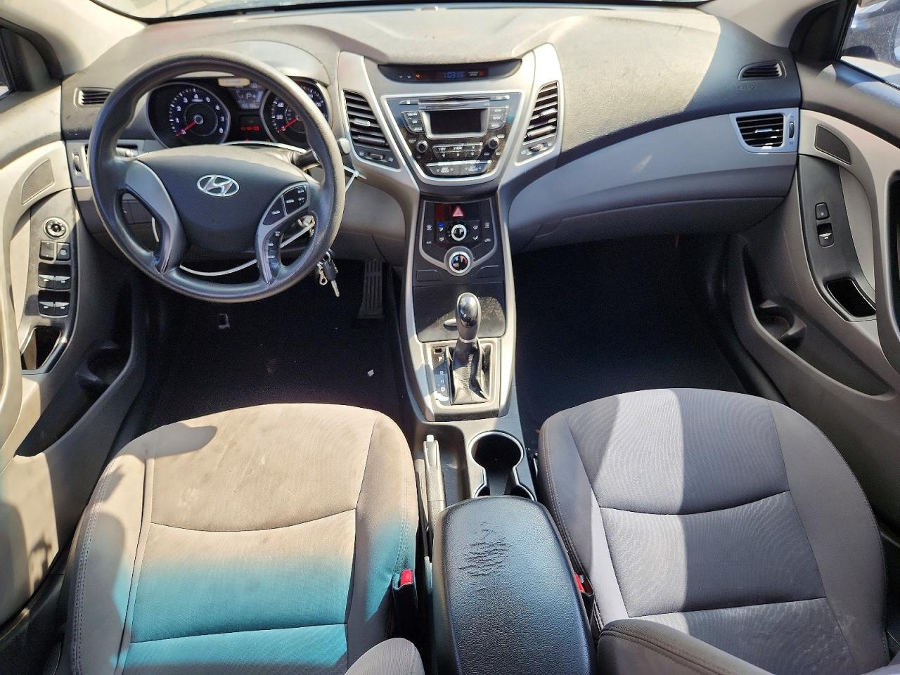 2014 Hyundai Elantra Se Silver vin: 5NPDH4AE4EH489668