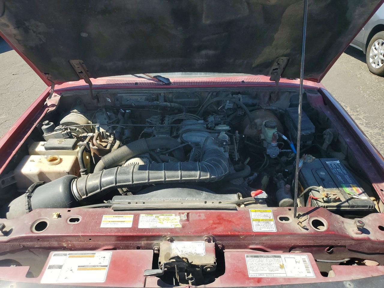 1997 Ford Ranger Red vin: 1FTCR10UXVUD26111