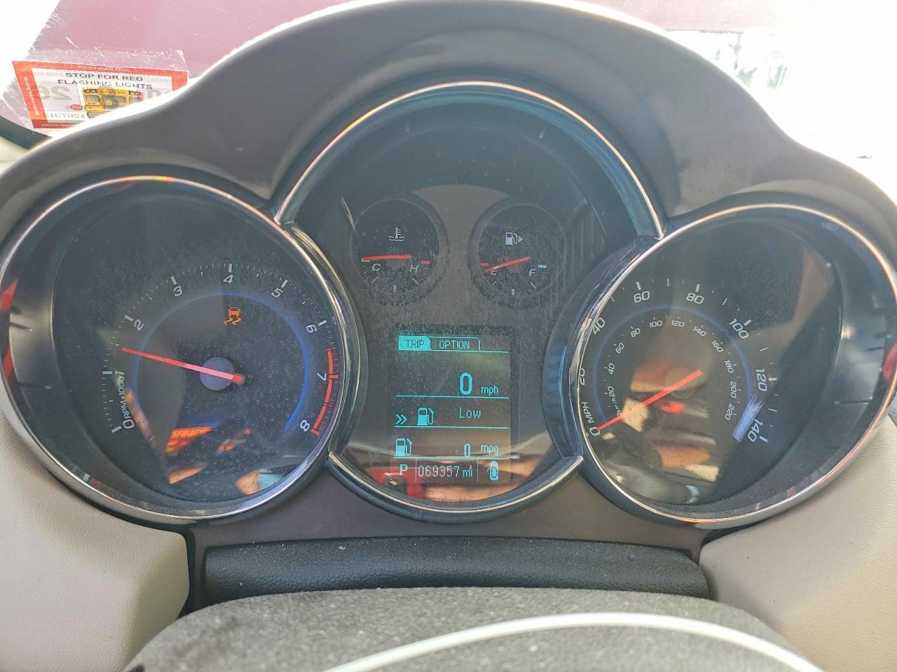 2013 Chevrolet Cruze Ltz Red vin: 1G1PG5SB0D7265836
