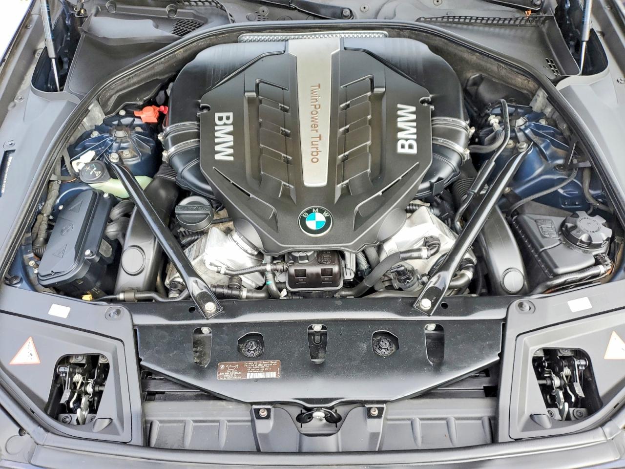 2013 Bmw 550 I Blue vin: WBAFR9C53DD227223