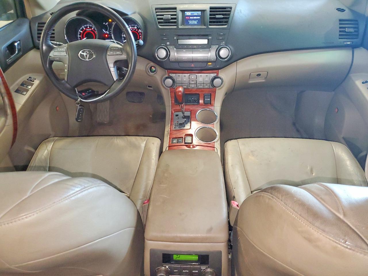 2008 Toyota Highlander Limited White vin: JTEES42A482075065