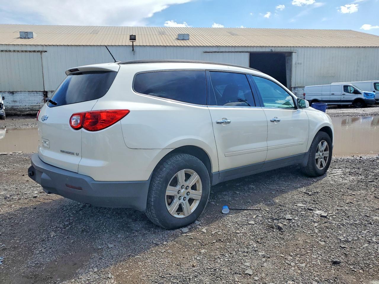 2012 Chevrolet Traverse Lt White vin: 1GNKVJED8CJ189854