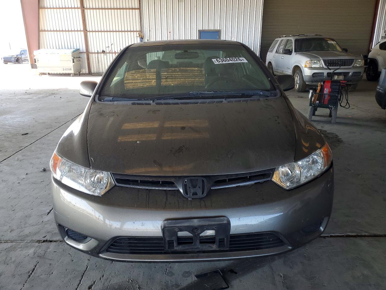 2007 Honda Civic Ex Gray vin: 2HGFG12837H569088