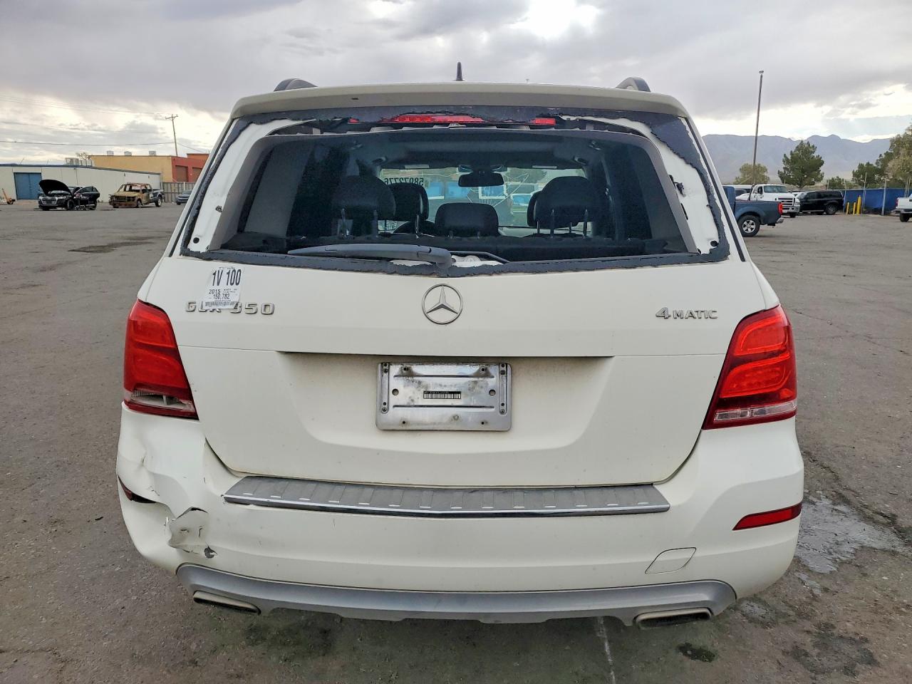2015 Mercedes-benz Glk 350 4matic White vin: WDCGG8JB6FG393795
