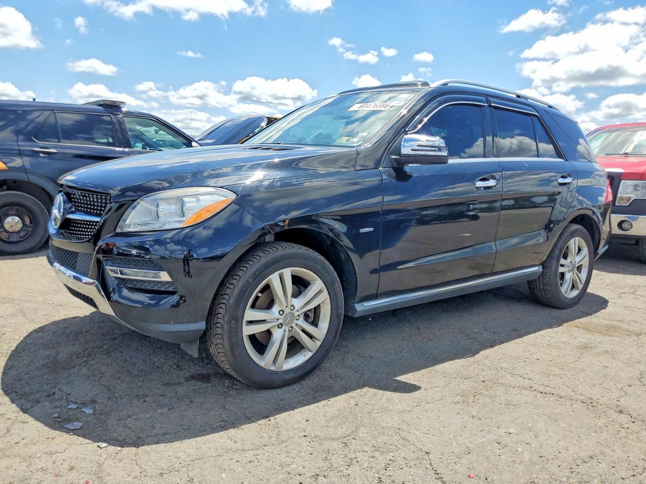 2012 Mercedes-benz Ml 350 4matic Black vin: 4JGDA5HB8CA021478