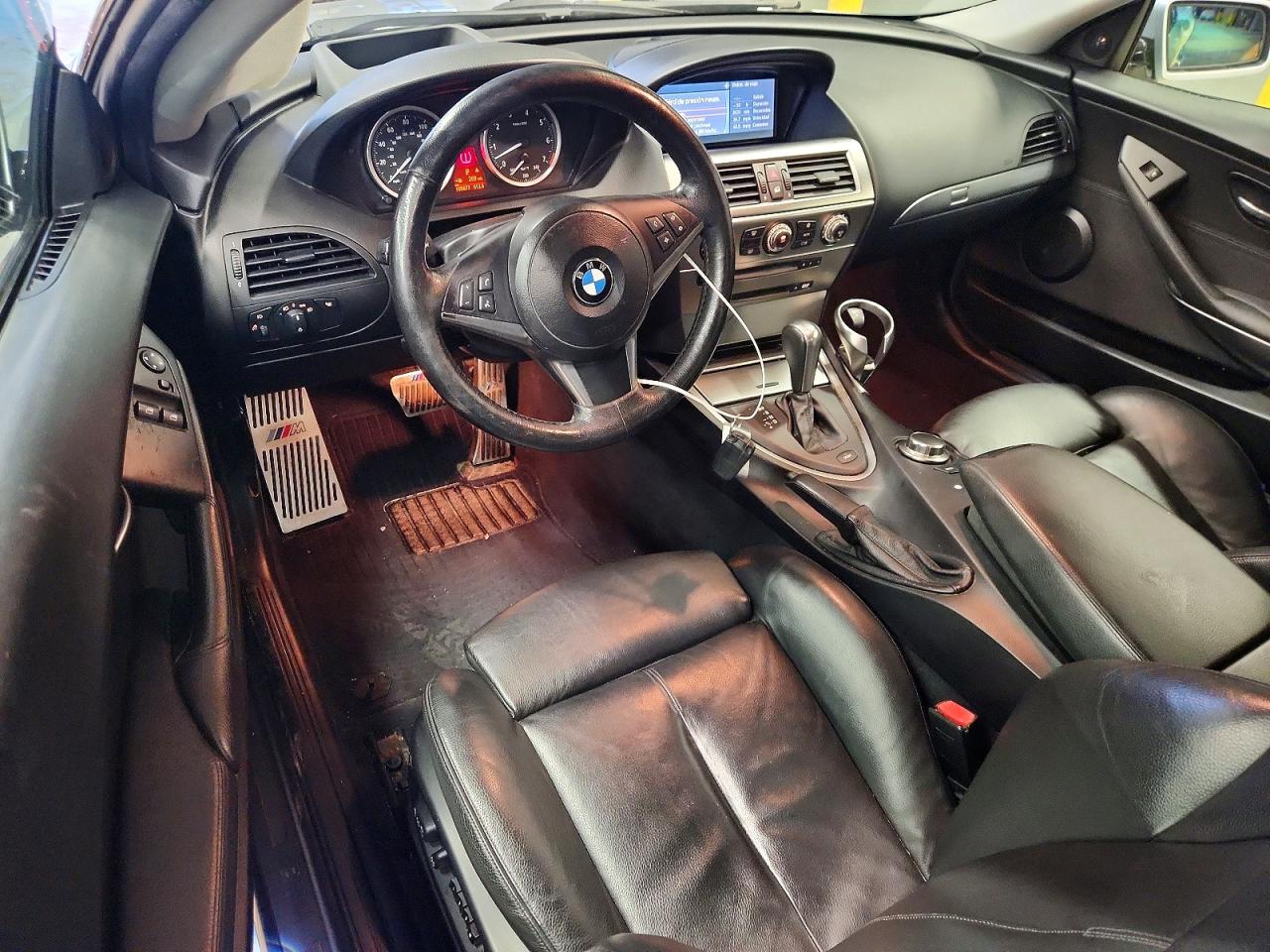 2007 Bmw 650 I Silver vin: WBAEH13577CR52253