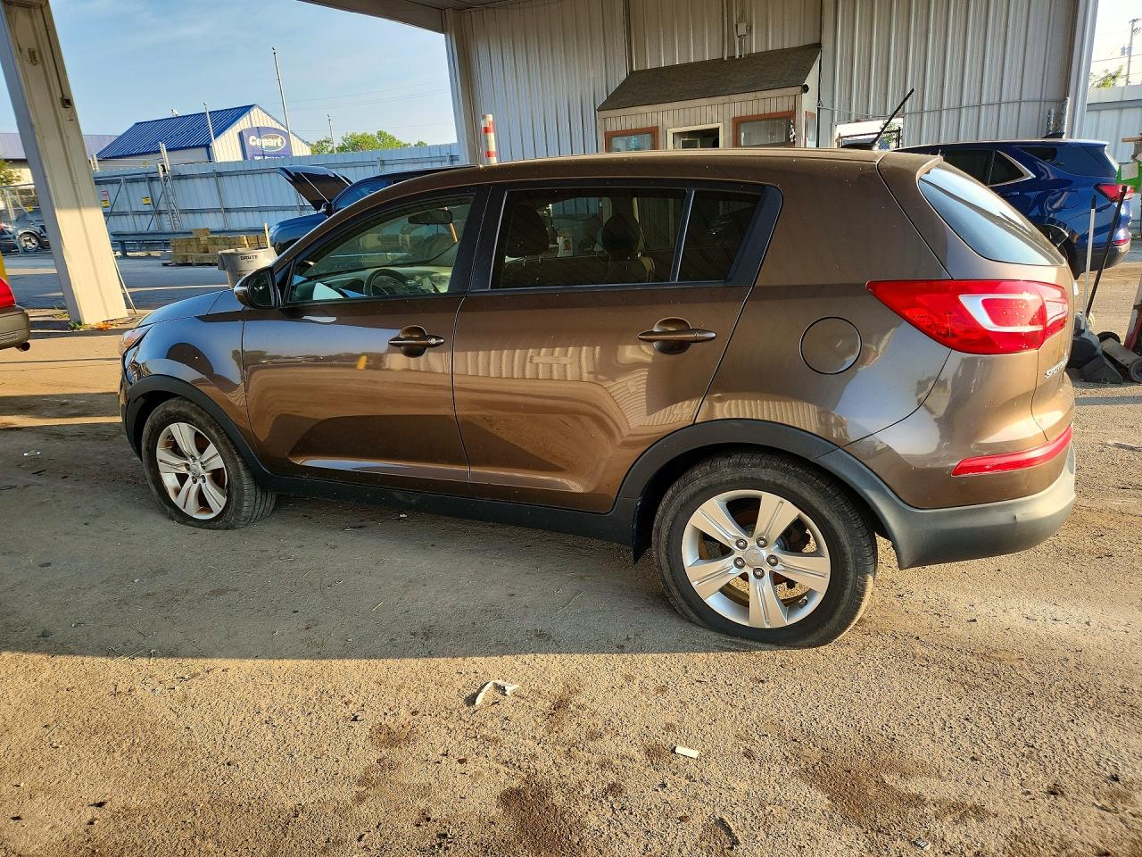 2012 Kia Sportage Lx Brown vin: KNDPB3A25C7341772