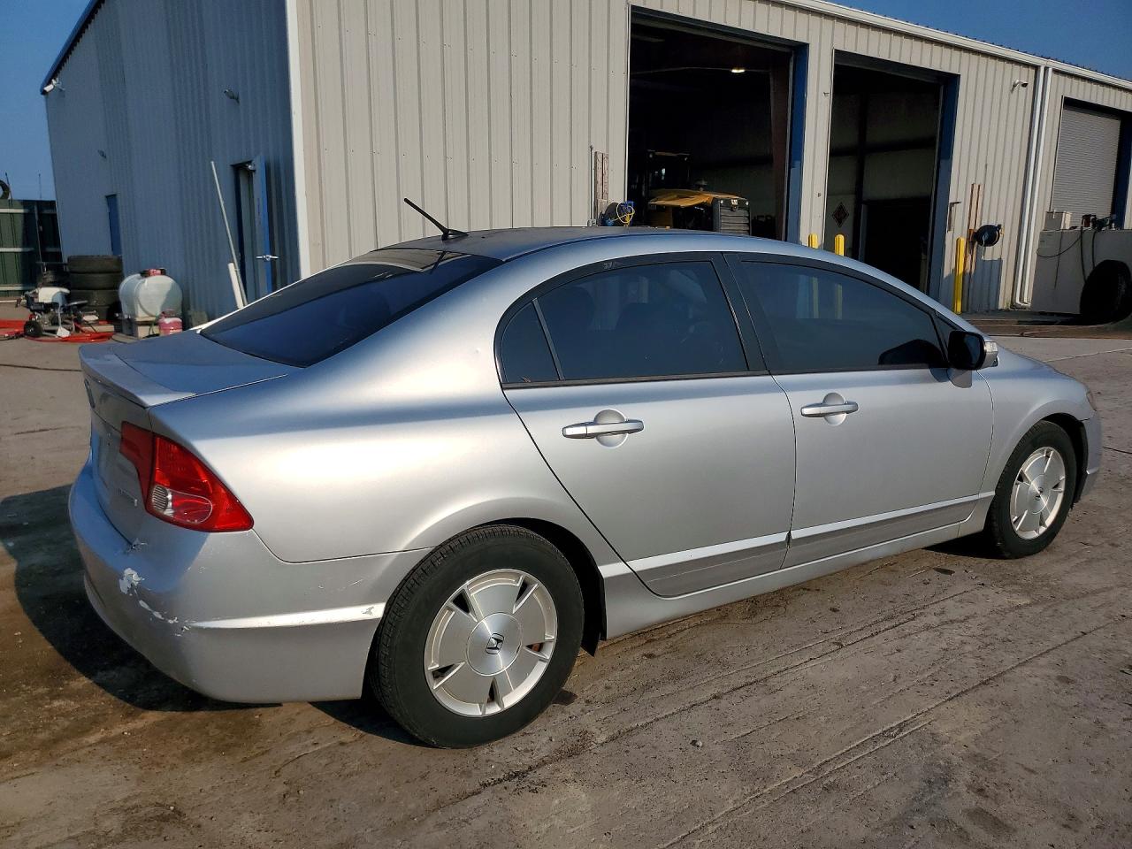 2006 Honda Civic Hybrid Silver vin: JHMFA36256S002341