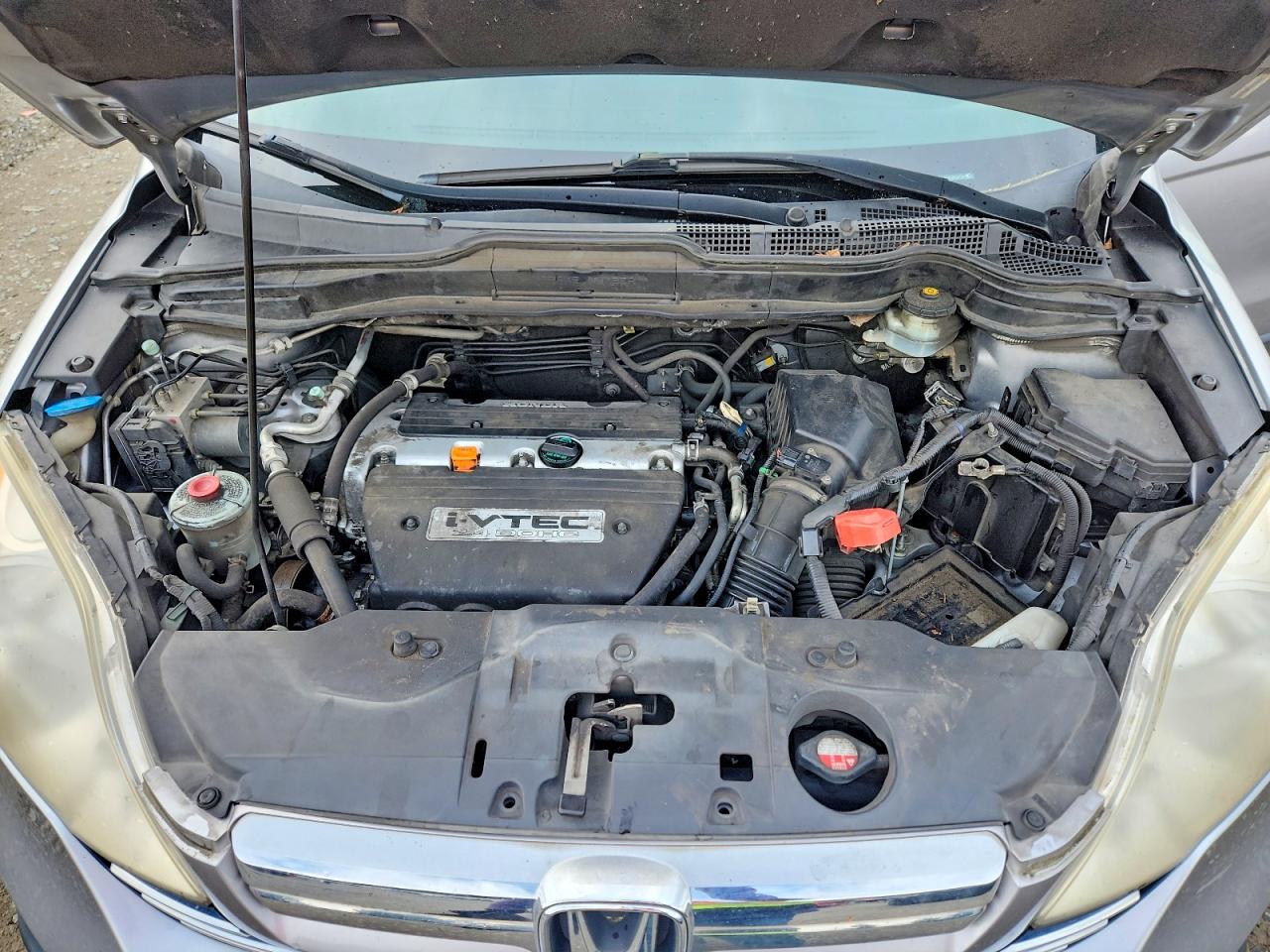 2008 Honda Cr-v Ex Silver vin: JHLRE48538C076597