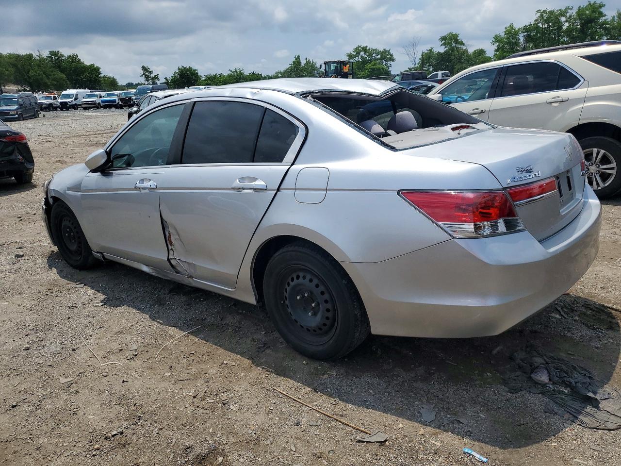 2011 Honda Accord Lx Silver vin: 1HGCP2F38BA055087