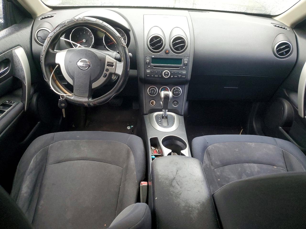 2008 Nissan Rogue S Black vin: JN8AS58VX8W406392