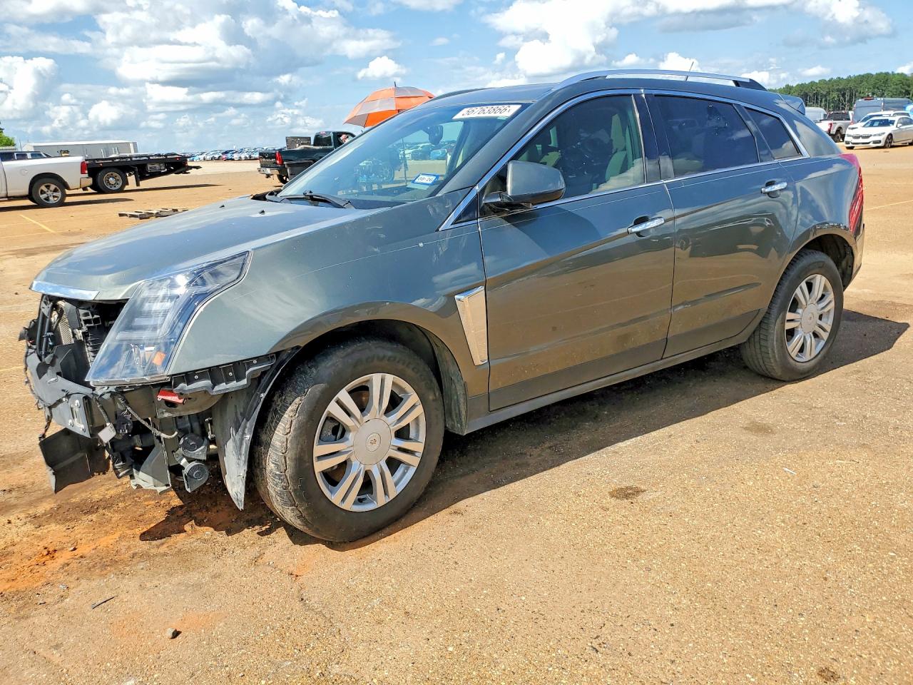 2013 Cadillac Srx Luxury Collection Gray vin: 3GYFNCE37DS559313