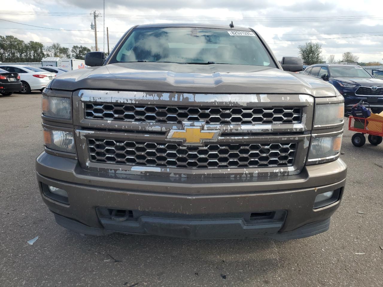 2014 Chevrolet Silverado K1500 Lt Brown vin: 1GCVKREH7EZ250017