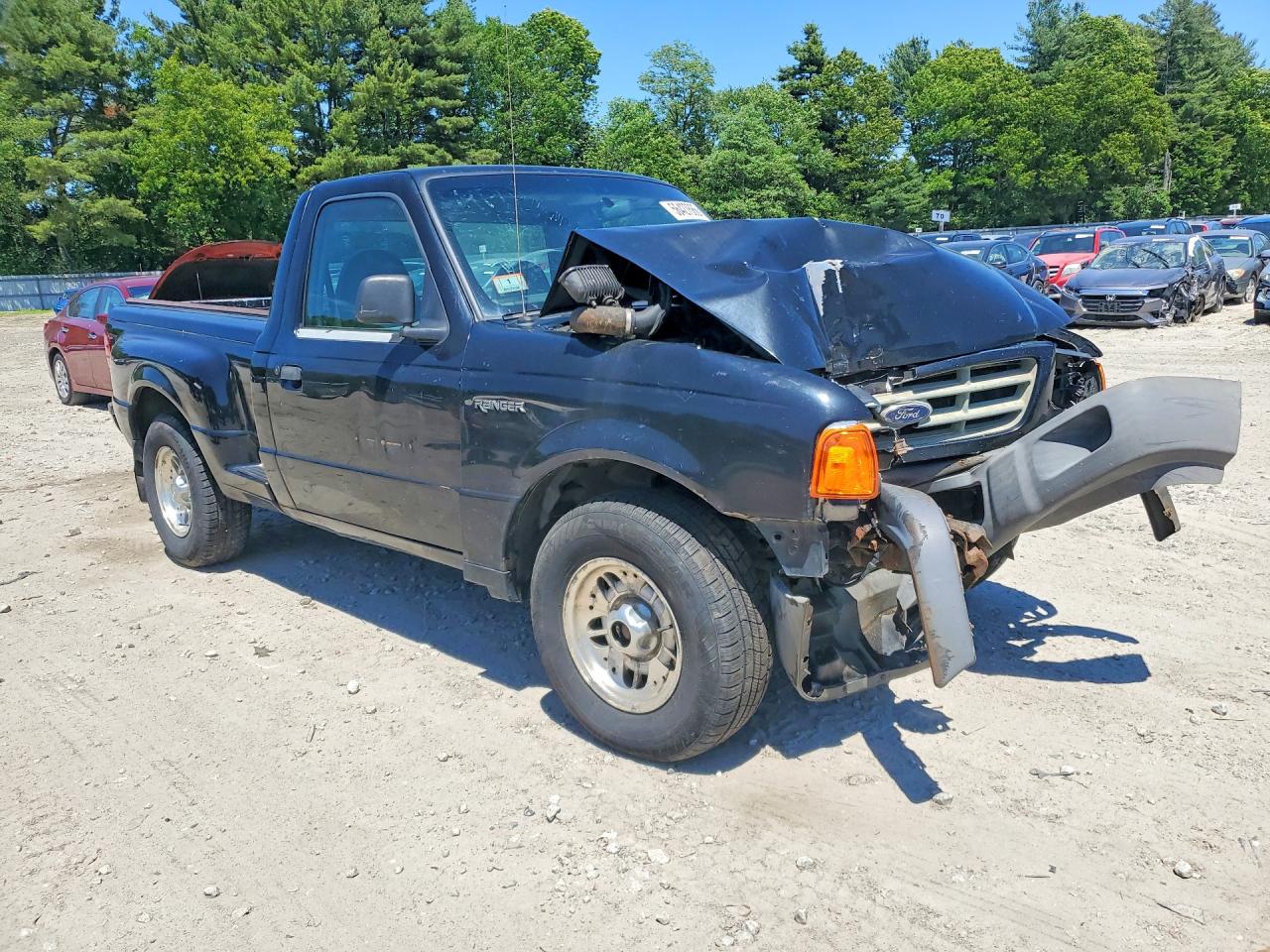 2003 Ford Ranger Black vin: 1FTYR10D73TA38703