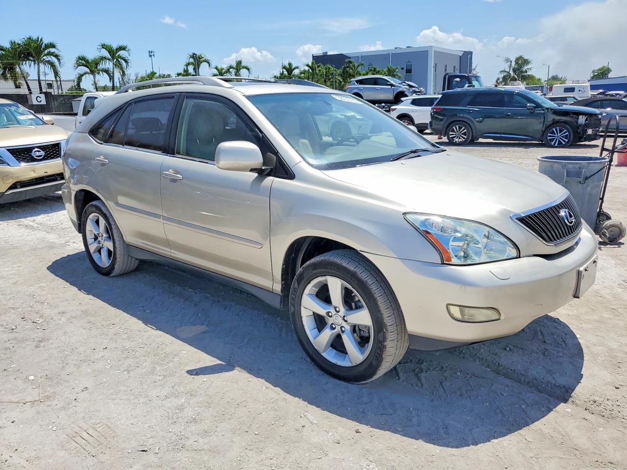 2007 Lexus Rx 350 Бежевый vin: JTJGK31U470001350