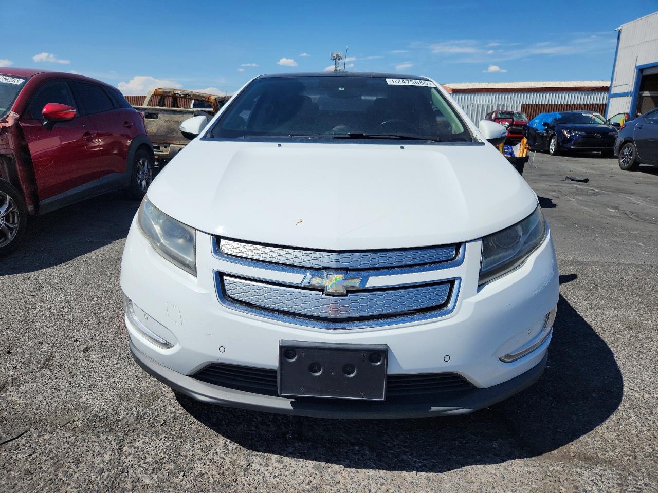 2012 Chevrolet Volt White vin: 1G1RD6E43CU105664