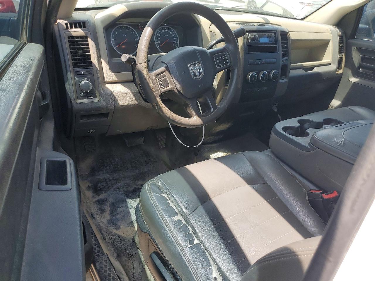 2012 Dodge Ram 1500 St White vin: 3C6JD6DK2CG117402