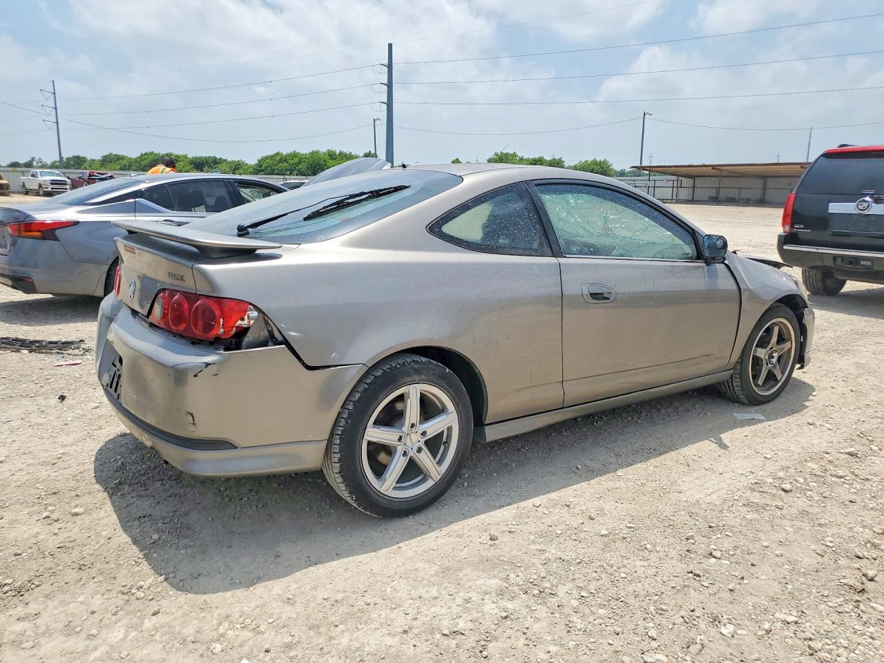 2005 Acura Rsx Silver vin: JH4DC54805S006297