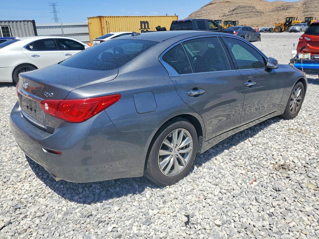 2015 Infiniti Q50 Premium Gray vin: JN1BV7AP8FM351404