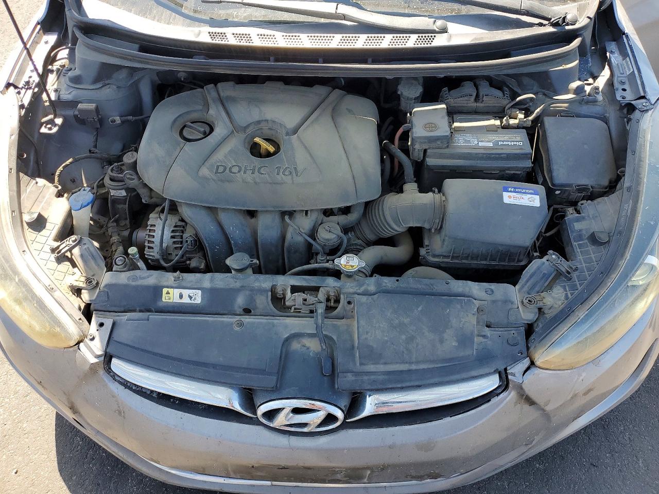 2012 Hyundai Elantra Gls Silver vin: KMHDH4AE5CU307197