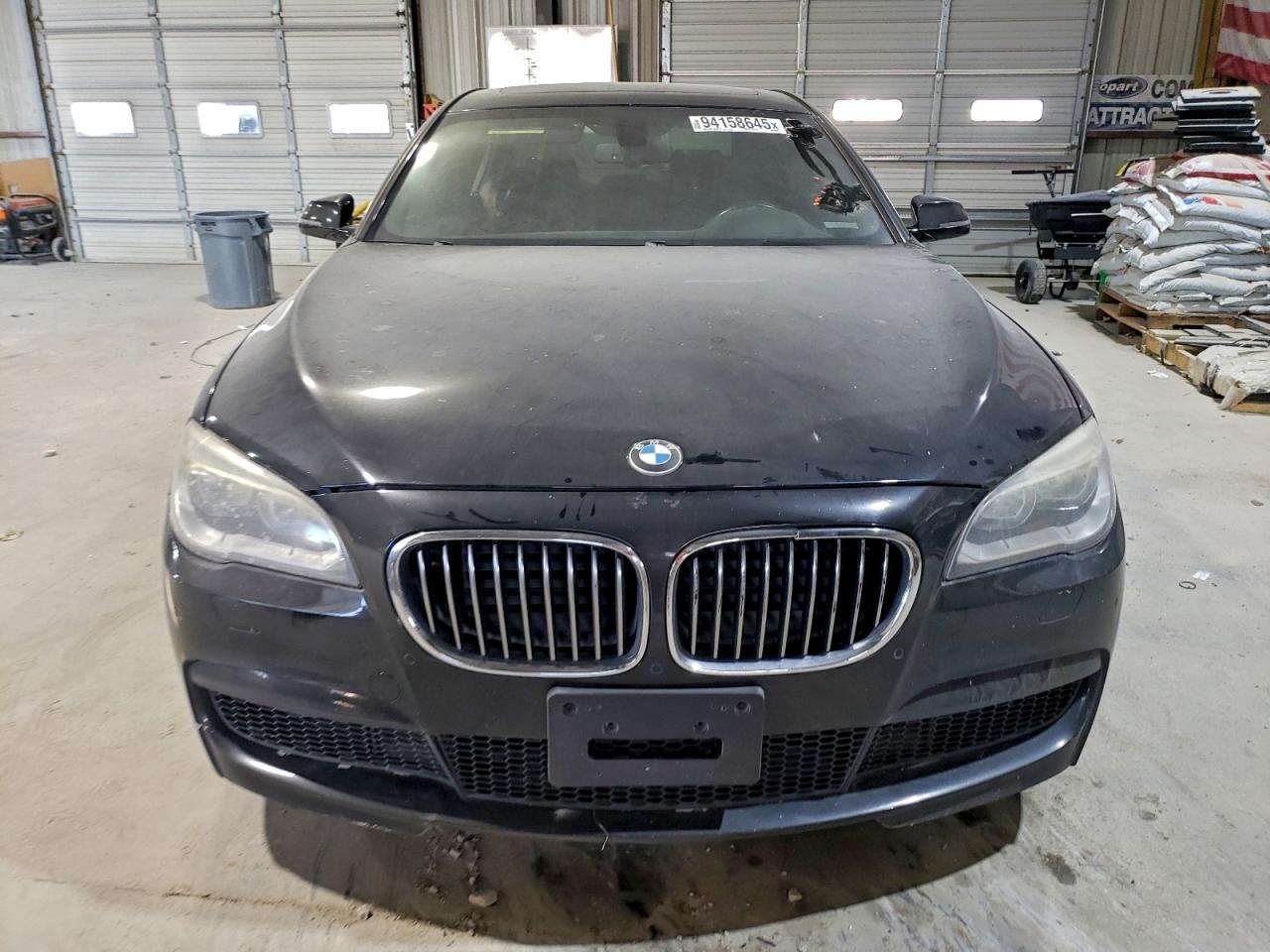 2014 Bmw 750 Li Charcoal vin: WBAYE8C56ED135698