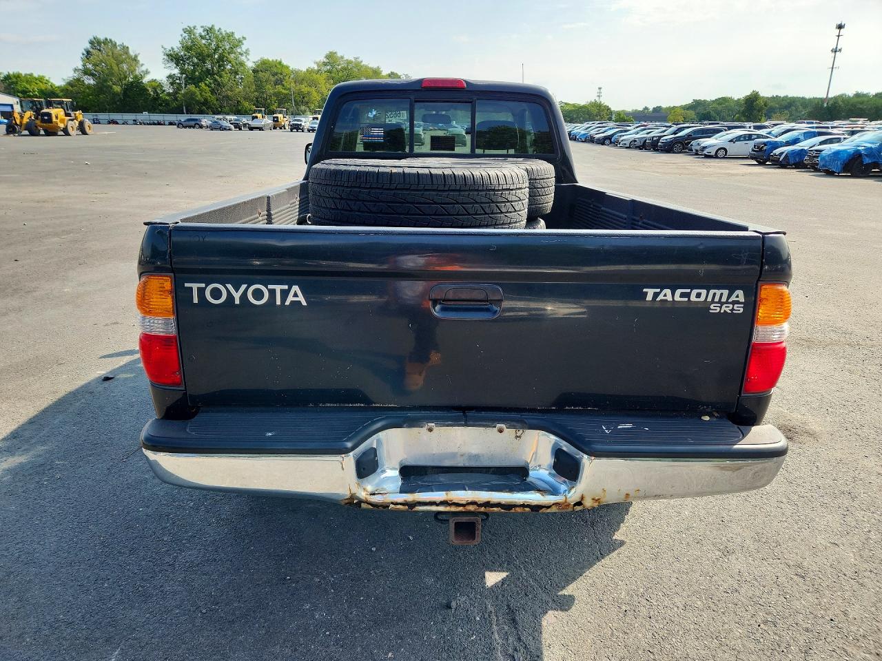 2001 Toyota Tacoma Base Black vin: 5TEWM72N91Z737831