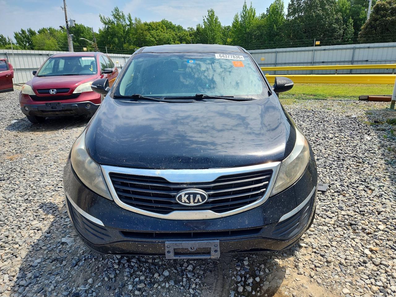 2012 Kia Sportage Lx Black vin: KNDPB3A21C7213674