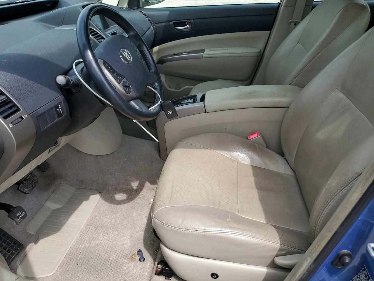 2008 Toyota Prius Base Blue vin: JTDKB20UX87787236