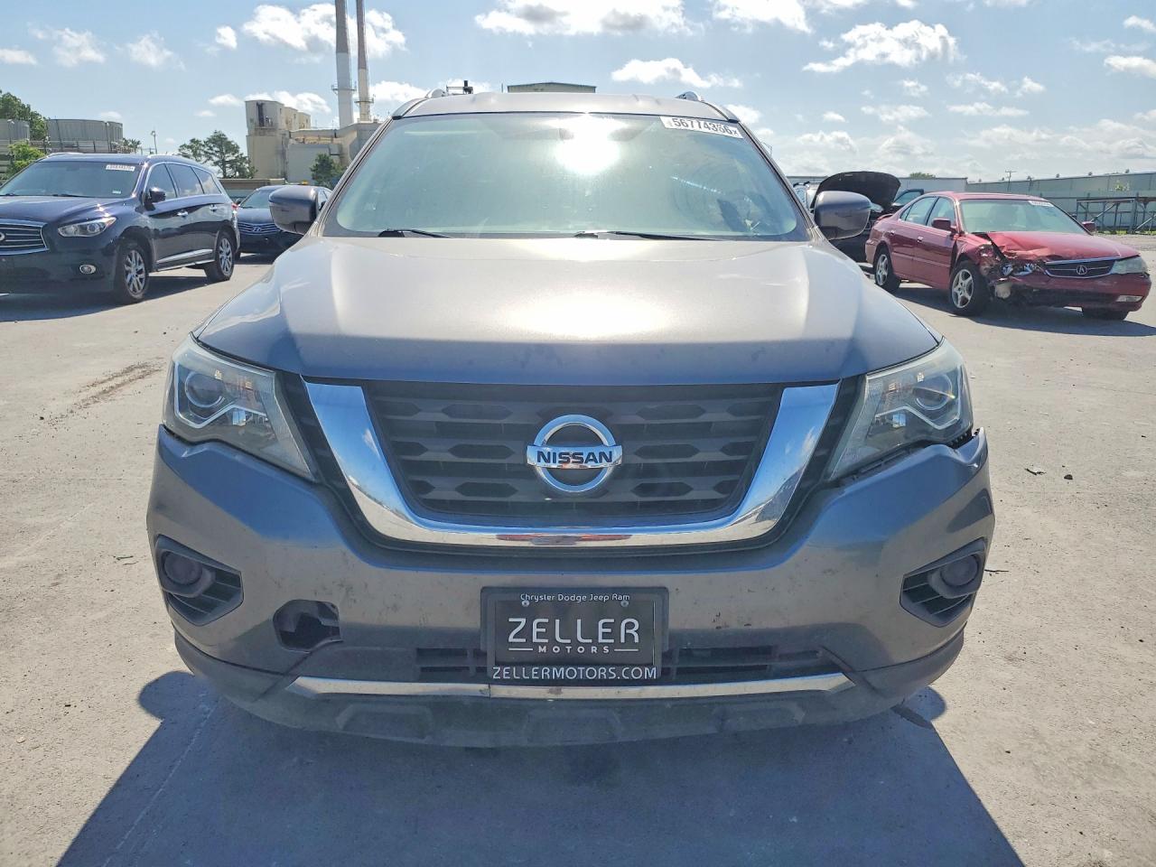 2020 Nissan Pathfinder S Gray vin: 5N1DR2ANXLC577288
