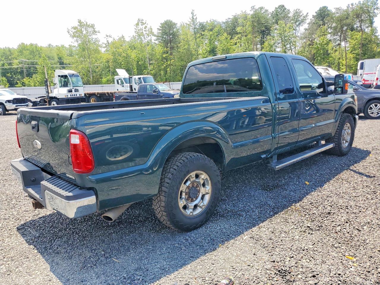 2012 Ford F250 Super Duty Green vin: 1FT7X2A6XCEA95845