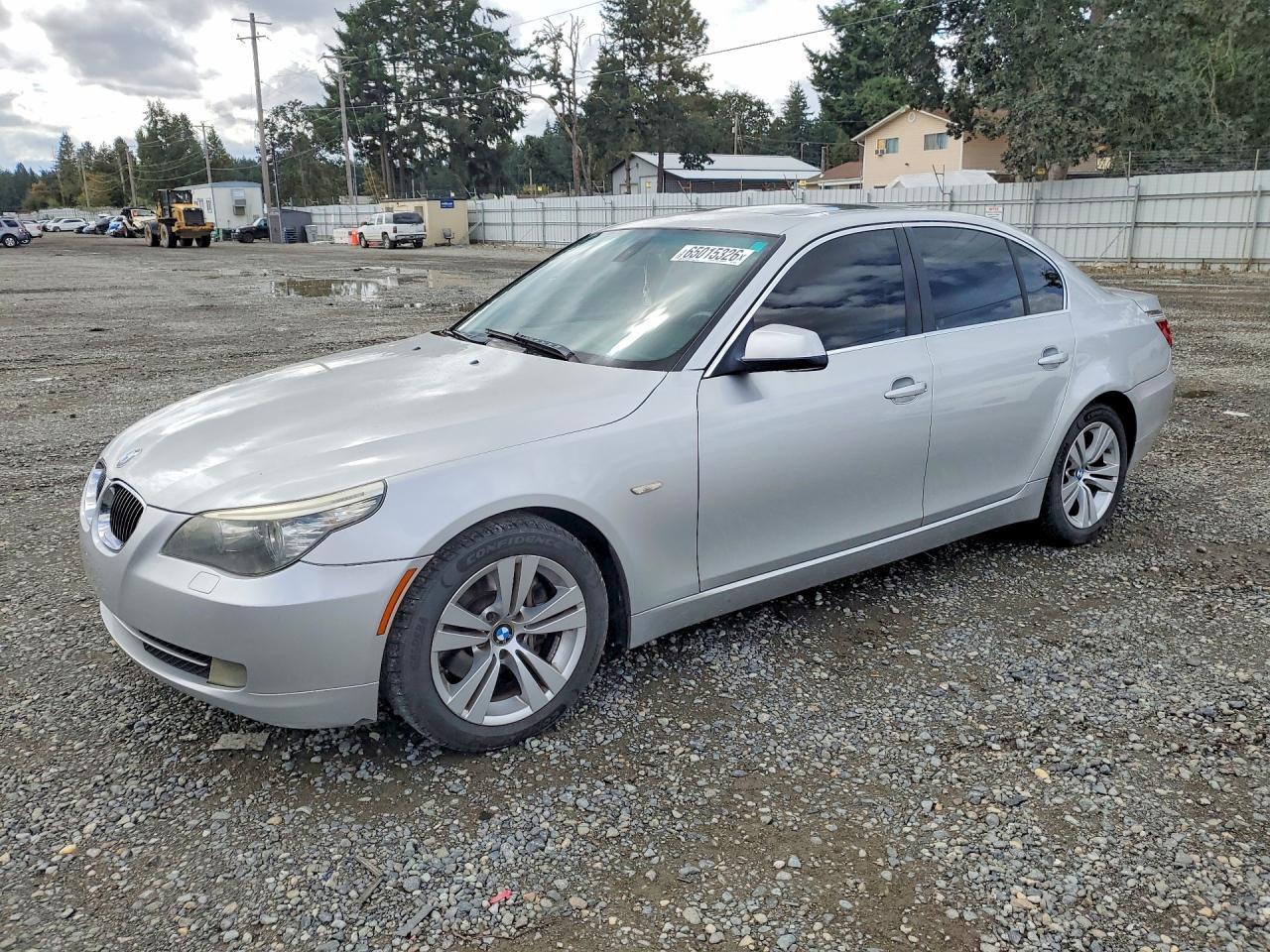 2010 Bmw 528 I Silver vin: WBANU5C52AC129580