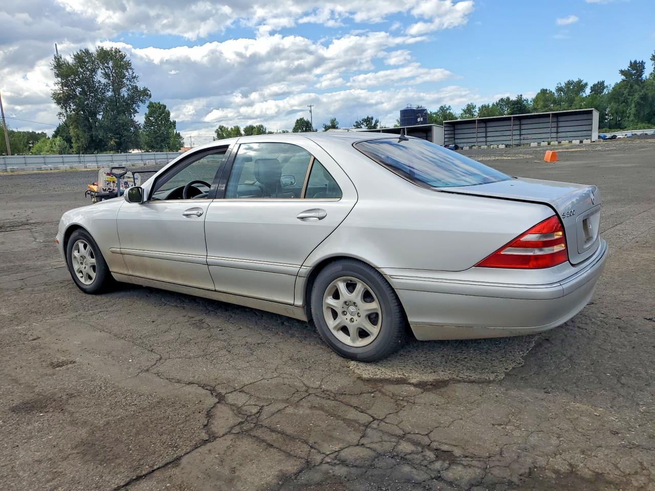 2001 Mercedes-benz S 500 Silver vin: WDBNG75J51A195535