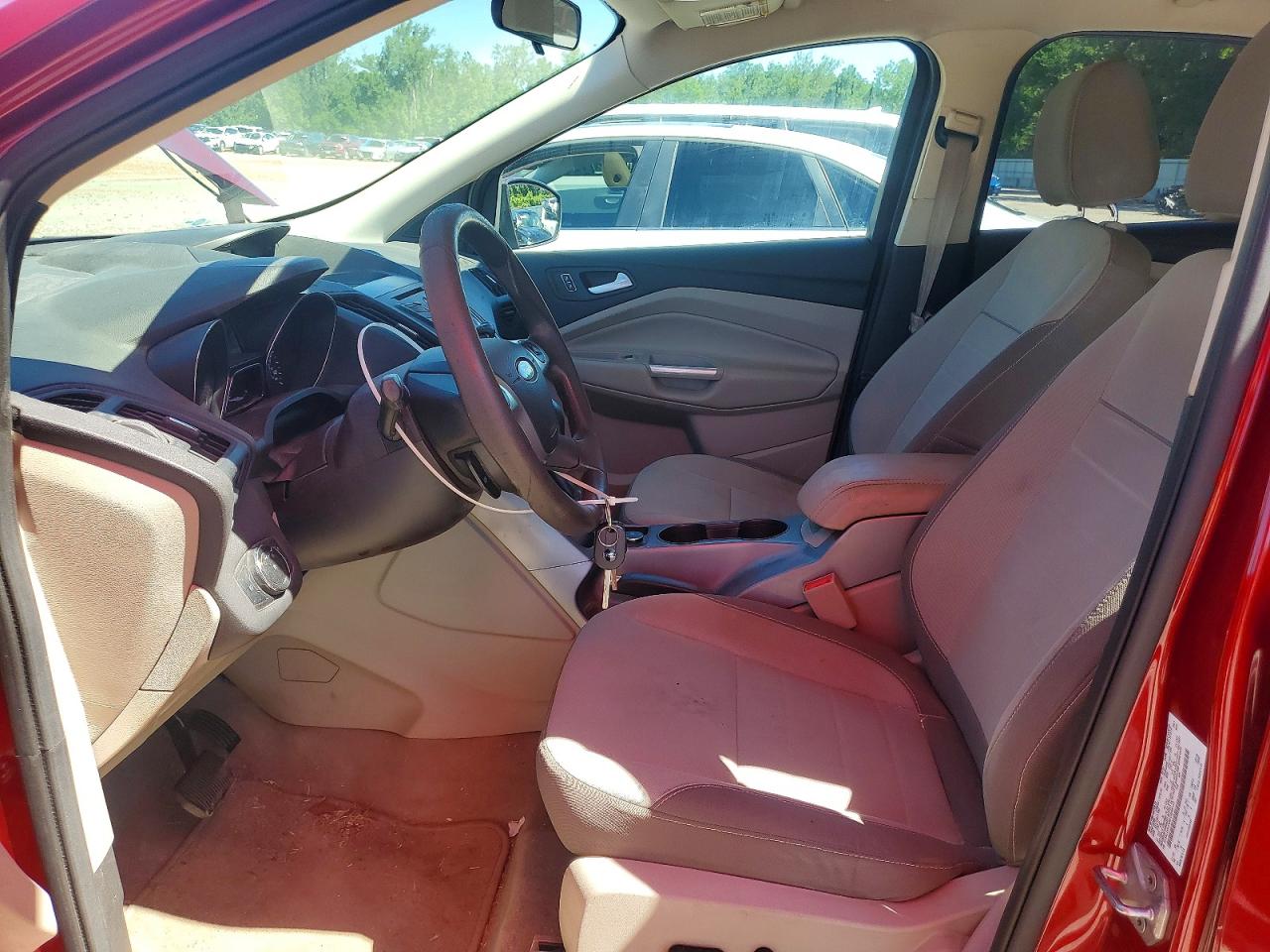 2014 Ford Escape Se Red vin: 1FMCU0GX8EUB98147