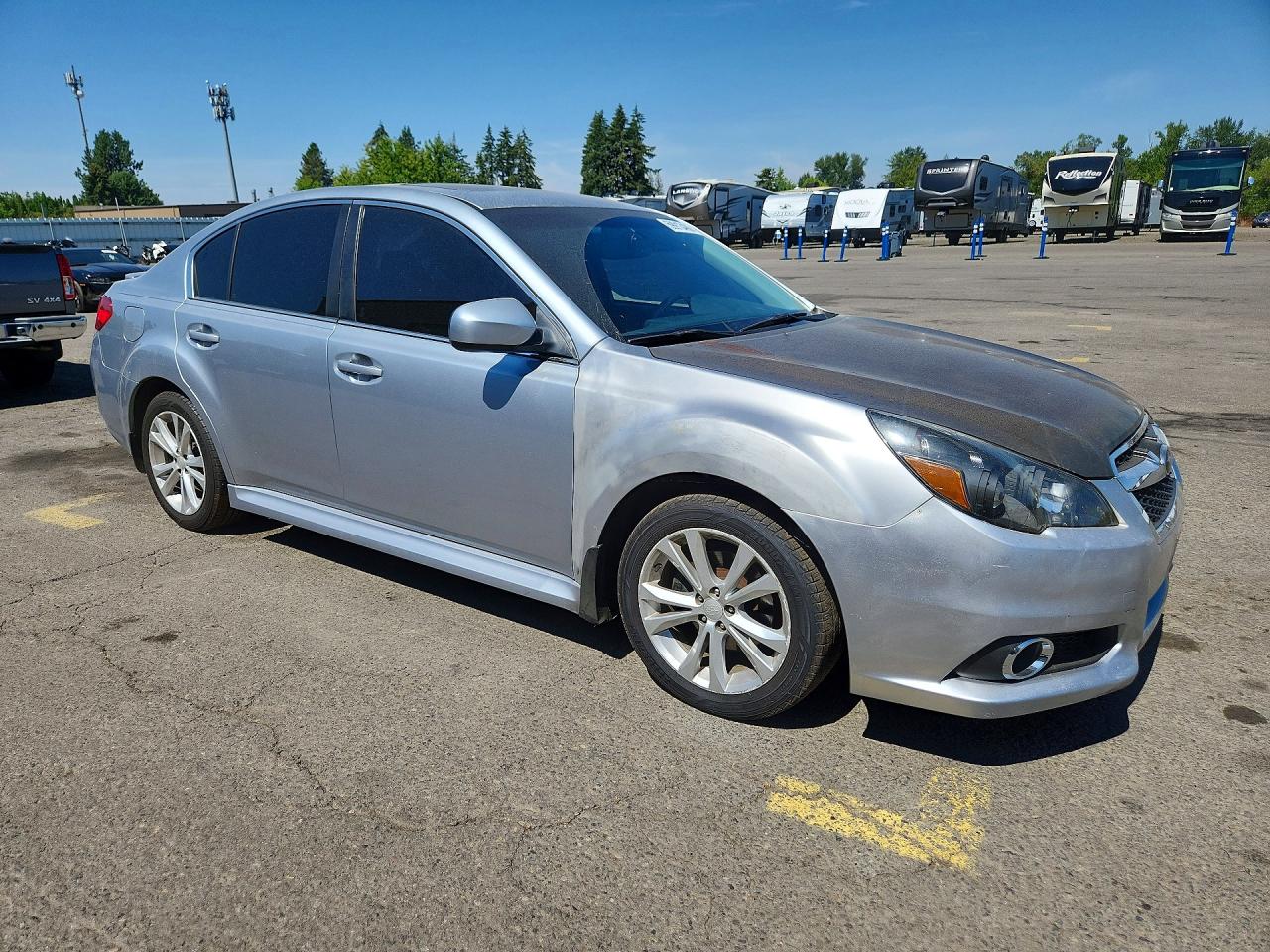 2013 Subaru Legacy 2.5i Premium Silver vin: 4S3BMBG64D3003751