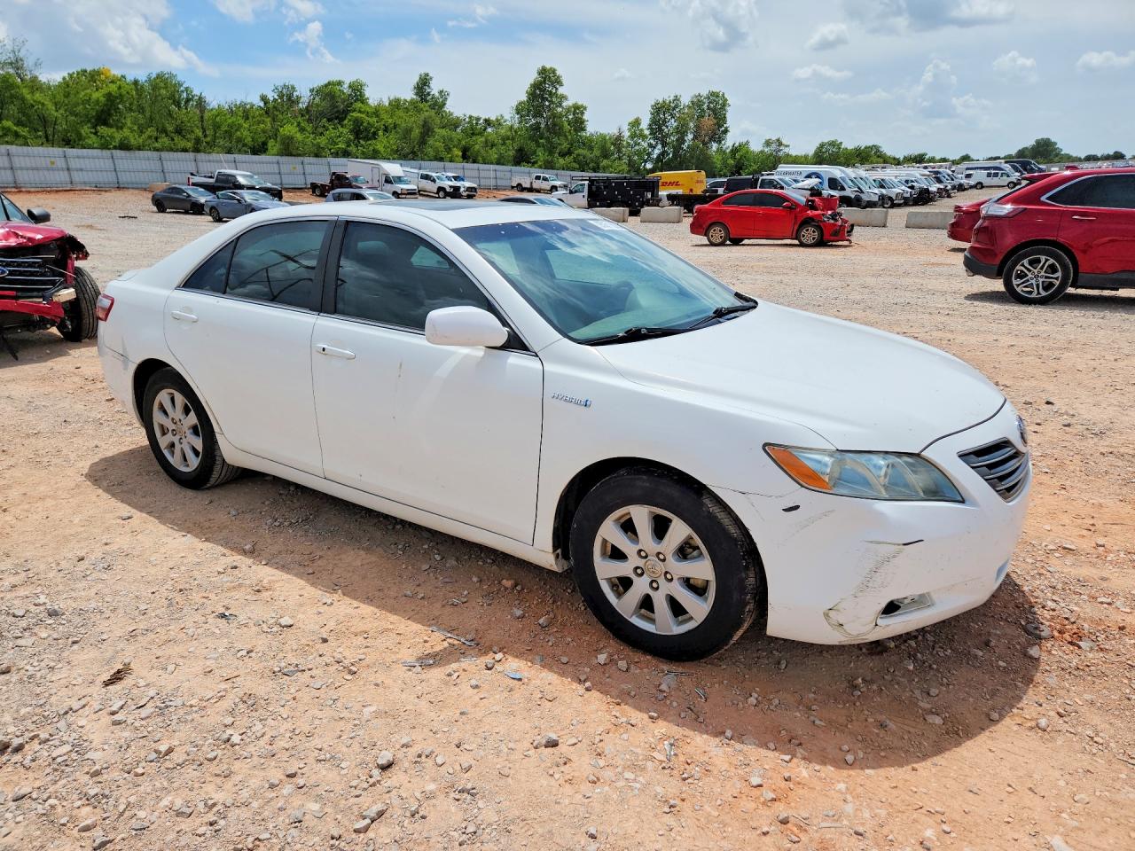 2009 Toyota Camry Hybrid Белый vin: 4T1BB46K09U102709